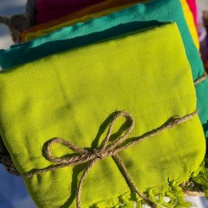 Lime Green Sarong - LARGE